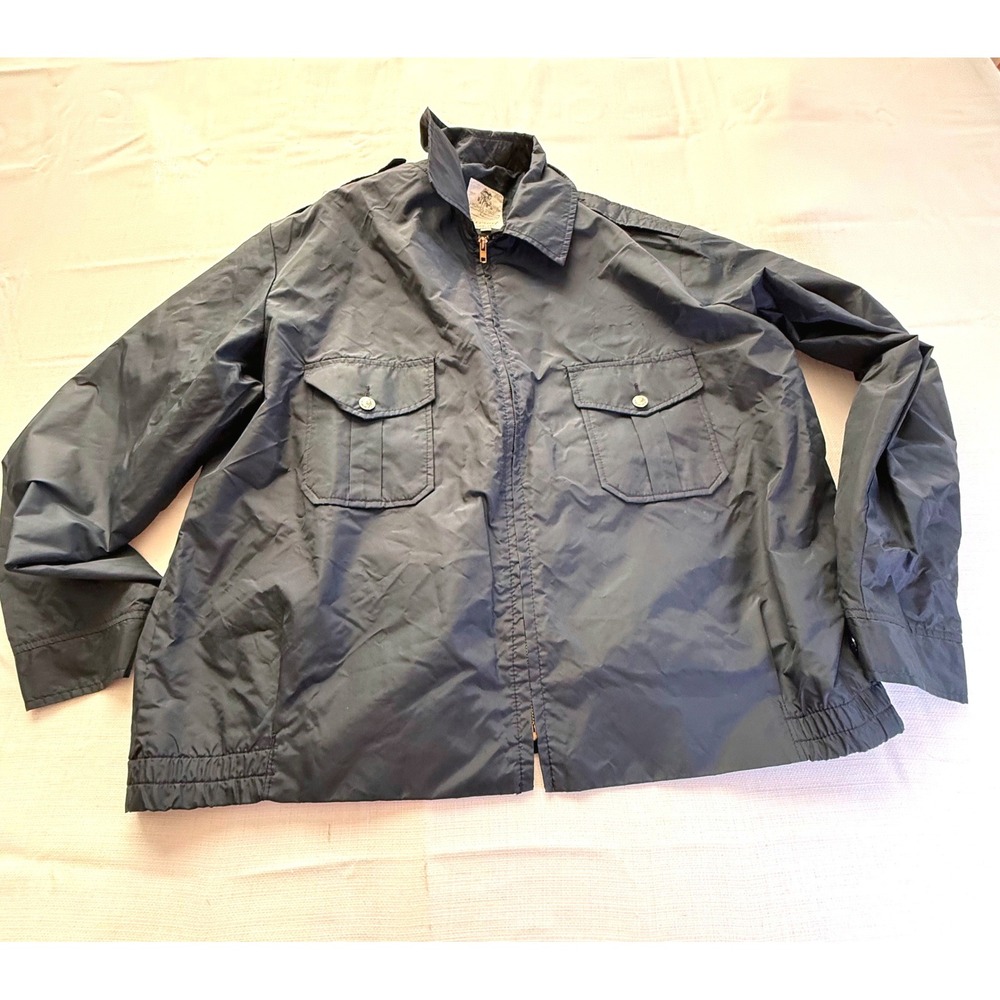 Vintage Horace Small Recruit Navy Utility Jacket XLL USA Made Workwear - Picture 4 of 8